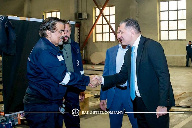 Polad incəsənətə çevriləndə “Baku Steel Art” 2-ci Beynəlxalq Metal Simpoziumu öz işinə başlayıb — FOTOLAR