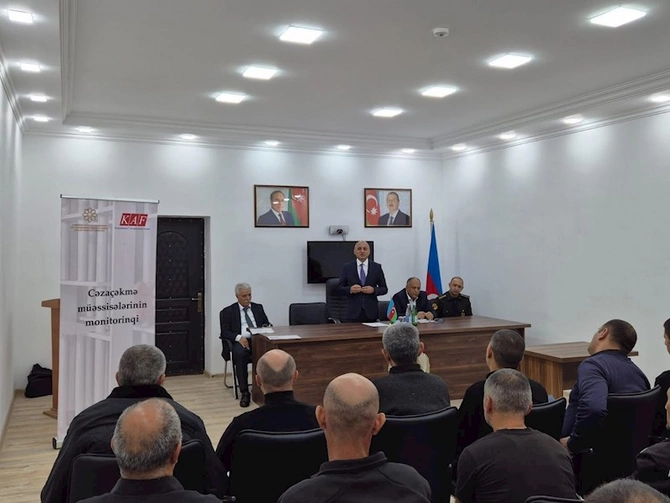 “Konstitusiya” Araşdırmalar Fondu cəzaçəkmə müəssisələrinin monitorinqi layihəsini yekunlaşdırdı — FOTOLAR