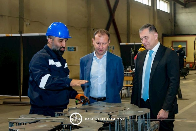 Polad incəsənətə çevriləndə “Baku Steel Art” 2-ci Beynəlxalq Metal Simpoziumu öz işinə başlayıb — FOTOLAR