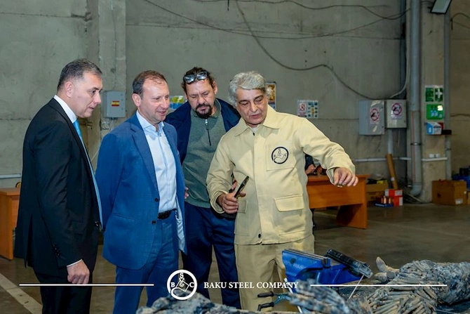 Polad incəsənətə çevriləndə “Baku Steel Art” 2-ci Beynəlxalq Metal Simpoziumu öz işinə başlayıb — FOTOLAR