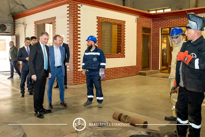 Polad incəsənətə çevriləndə “Baku Steel Art” 2-ci Beynəlxalq Metal Simpoziumu öz işinə başlayıb — FOTOLAR