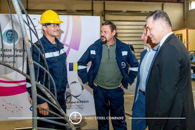 Polad incəsənətə çevriləndə “Baku Steel Art” 2-ci Beynəlxalq Metal Simpoziumu öz işinə başlayıb — FOTOLAR