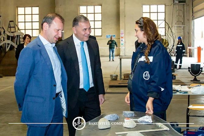 Polad incəsənətə çevriləndə “Baku Steel Art” 2-ci Beynəlxalq Metal Simpoziumu öz işinə başlayıb — FOTOLAR