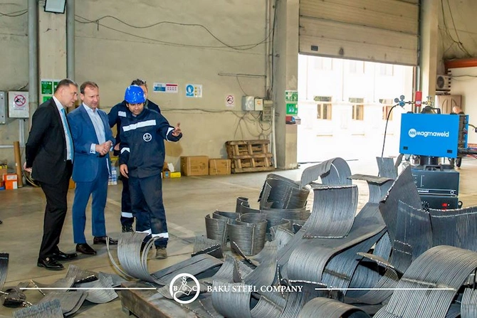 Polad incəsənətə çevriləndə “Baku Steel Art” 2-ci Beynəlxalq Metal Simpoziumu öz işinə başlayıb — FOTOLAR