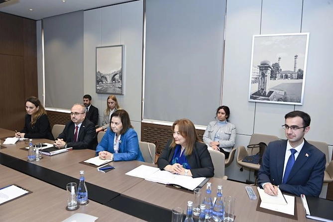 Ceyhun Bayramov Türkiyə xarici işlər nazirinin müavini ilə görüşdü — FOTOLAR