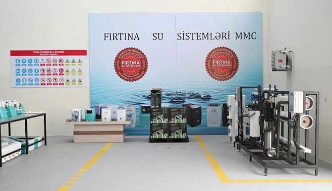 Sabirabadda su filtrlərinin istehsalı müəssisəsinin fəaliyyəti ilə tanışlıq —FOTOLAR
