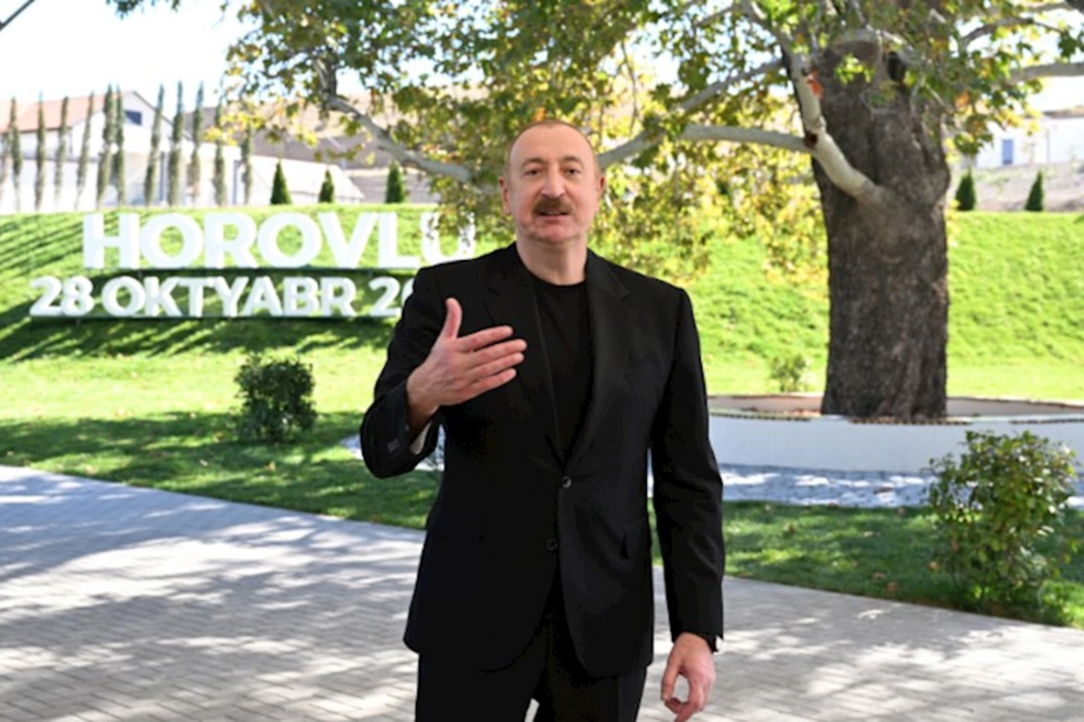 İlham Əliyev: Bugünkü reallıq, bugünkü gün ədalətin təntənəsidir