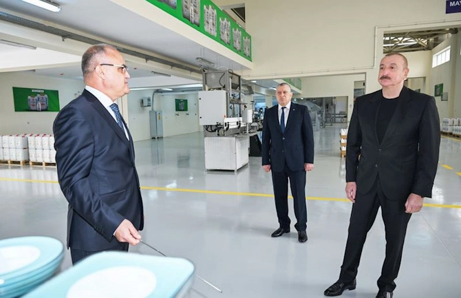 Prezident Sabirabada səfər etdi — FOTOLAR