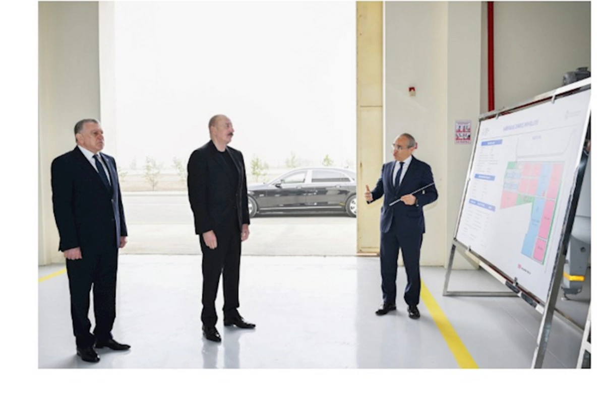 Prezident Sabirabada səfər etdi — FOTOLAR
