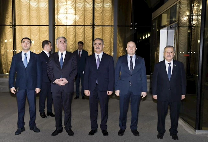 Tacikistan Ali Məclisi Nümayəndələr Palatasının sədri Azərbaycana gəldi — FOTO
