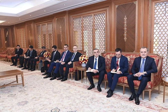 Azərbaycan və Oman arasında əməkdaşlıq məsələləri müzakirə olundu — FOTOLAR