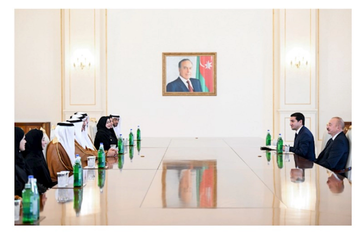 Prezident daha bir qəbul keçirdi — FOTOLAR