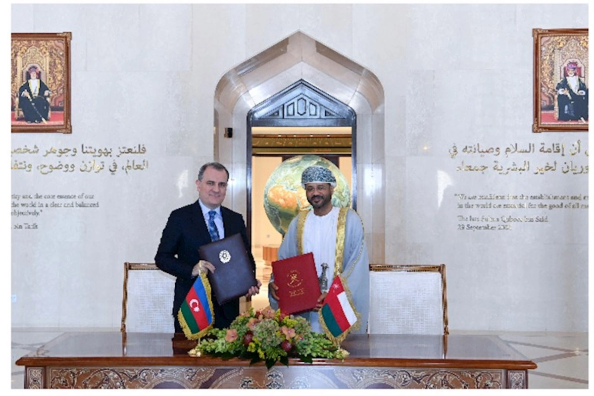 Azərbaycan və Oman Anlaşma Memorandumu imzalayıb — FOTO