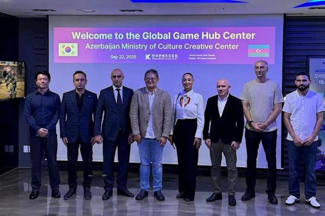 Yaradıcı Mərkəzin nümayəndə heyəti Cənubi Koreyada olub — FOTOLAR Yaradıcı Mərkəzin nümayəndə heyəti Cənubi Koreyada olub — FOTOLAR