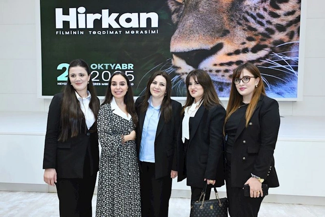 Leyla Əliyeva “Hirkan” filminin təqdimatında — FOTOLAR