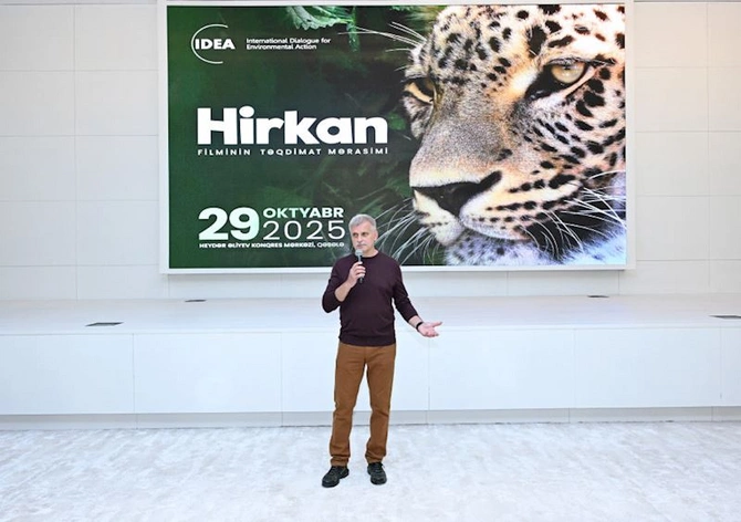 Leyla Əliyeva “Hirkan” filminin təqdimatında — FOTOLAR