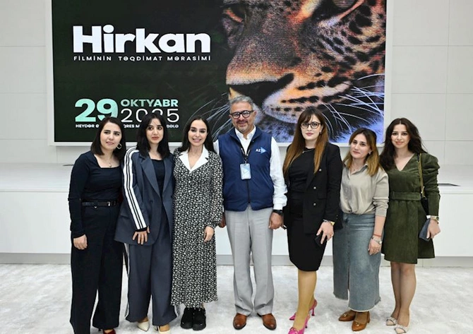 Leyla Əliyeva “Hirkan” filminin təqdimatında — FOTOLAR