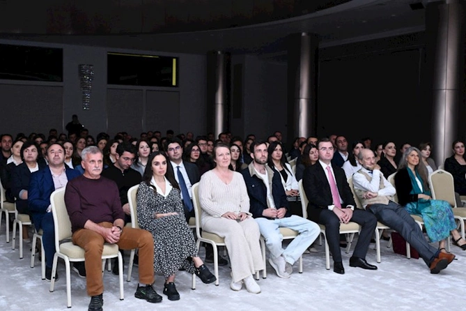 Leyla Əliyeva “Hirkan” filminin təqdimatında — FOTOLAR