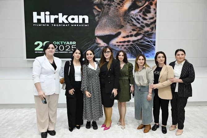 Leyla Əliyeva “Hirkan” filminin təqdimatında — FOTOLAR
