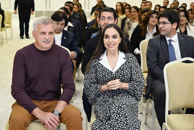 Leyla Əliyeva “Hirkan” filminin təqdimatında — FOTOLAR