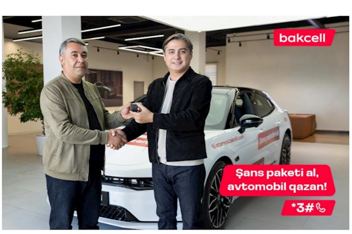 Bakcell-in meqa lotereyasında 4-cü avtomobil uduldu!