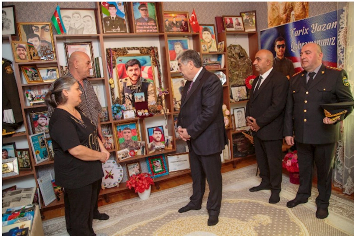 Salyan RİH başçısı tərəfindən şəhid ailələrinin ziyarəti davam etdirilir — FOTOLAR