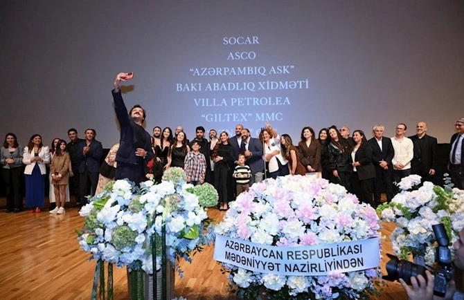 Arzu Əliyeva “Tağıyev: Sona” filminin təqdimatında — FOTOLAR