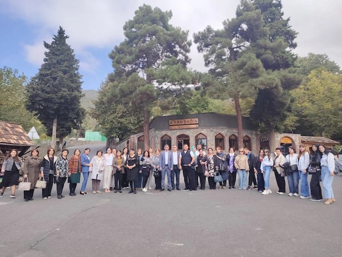 Zaqatala RQİİ-nin bir qrup əməkdaşının tarixi yerlərə ekskursiyası baş tutub — FOTOLAR