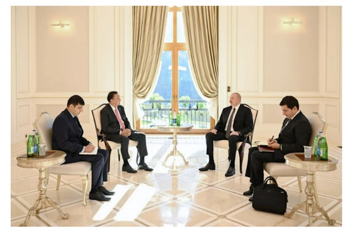 Prezident Qəbələdə Türk Dövlətləri Təşkilatının Baş katibini qəbul edib — FOTOLAR