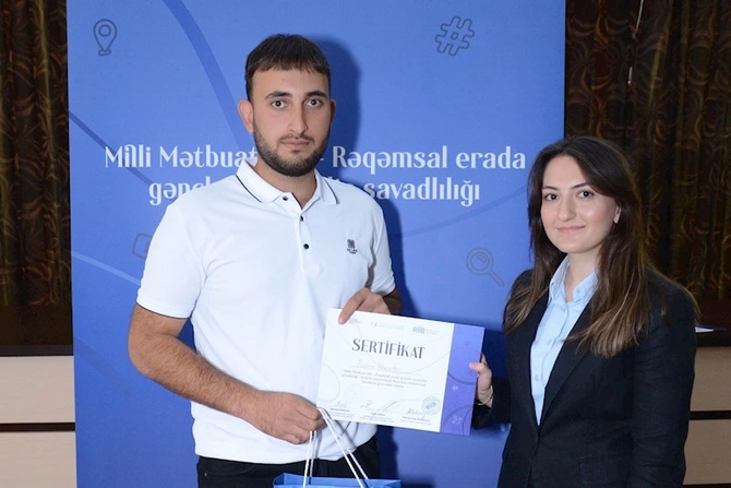 “Milli Mətbuat 150 – Rəqəmsal erada gənclər və media savadlılığı” layihəsi çərçivəsində görüş keçirilib — FOTOLAR