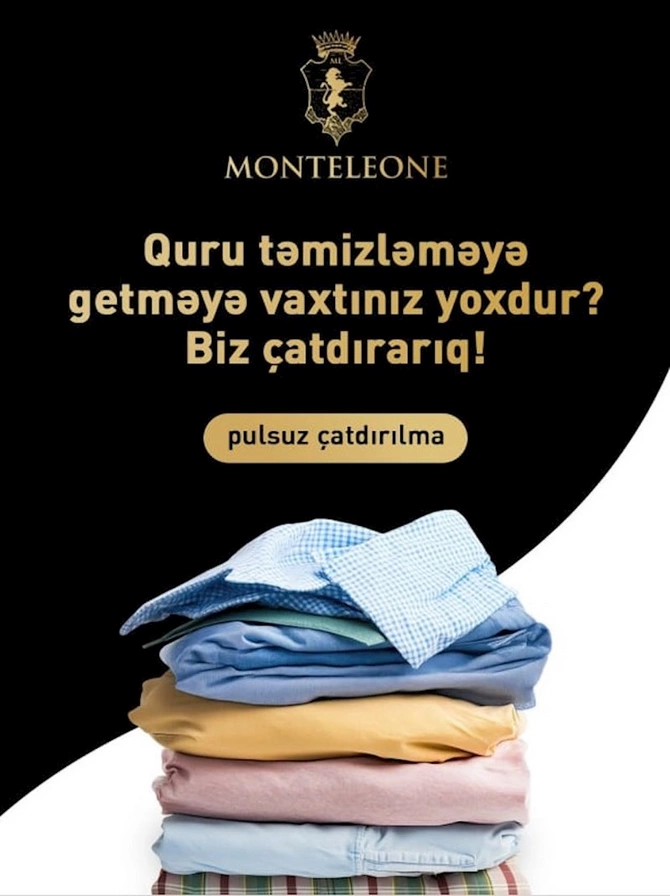 Təmizlikdə keyfiyyət axtaranlar üçün bir ad var — MONTELEONE (R)