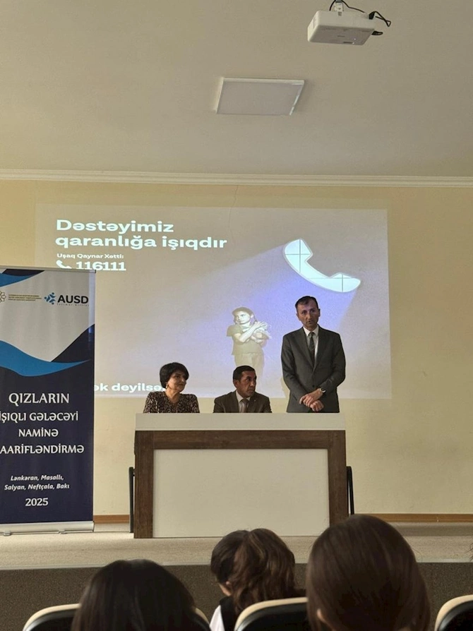 “Qızların işıqlı gələcəyi naminə maarifləndirmə” layihəsi çərçivəsində Lənkəranda tədbir keçirildi — FOTOLAR “Qızların işıqlı gələcəyi naminə maarifləndirmə” layihəsi çərçivəsində Lənkəranda tədbir keçirildi — FOTOLAR