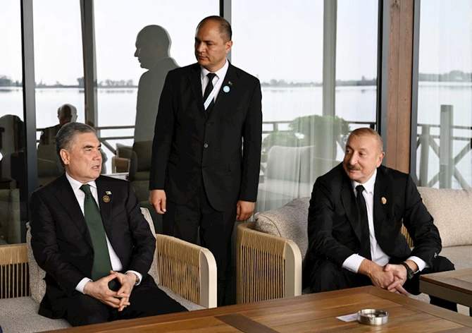 Liderlərə rəsmi nahar verildi — FOTOLAR