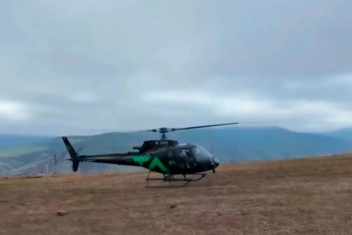 Azərbaycanda helikopterlərlə qızıl axtarışının GÖRÜNTÜLƏRİ — VİDEO