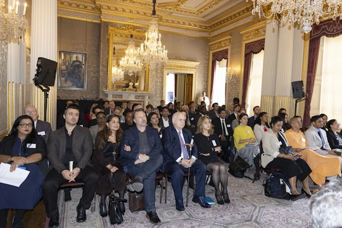 Leyla Əliyeva Londonda yüksəksəviyyəli iqlim dialoqunda iştirak edib — FOTOLAR