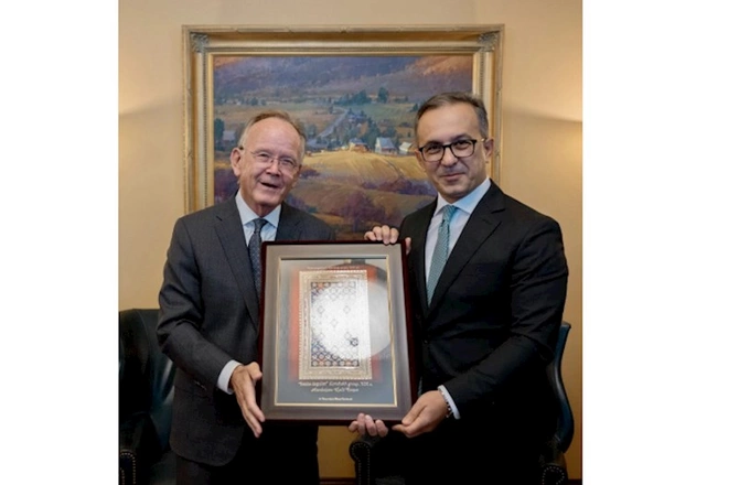 Ramin Məmmədov Yuta Senatının prezidenti ilə görüşüb — FOTOLAR
