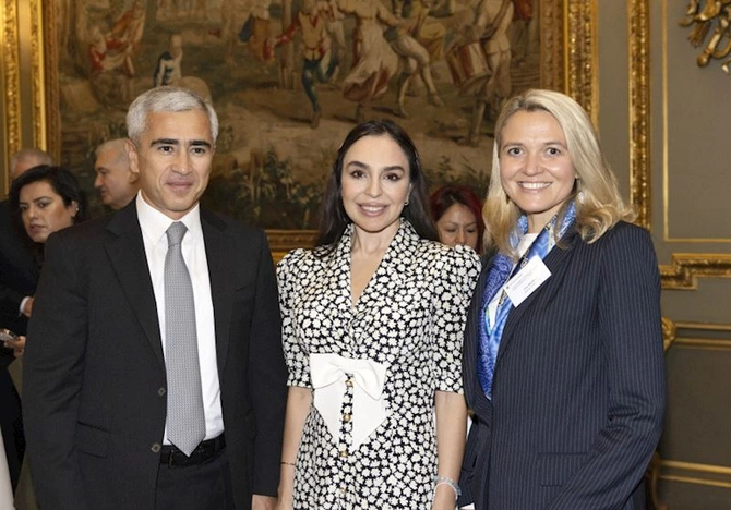 Leyla Əliyeva Londonda yüksəksəviyyəli iqlim dialoqunda iştirak edib — FOTOLAR