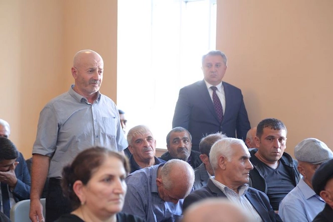 Hacıqabulun Kolanı kəndində növbəti səyyar qəbul-görüş keçirildi — FOTOLAR