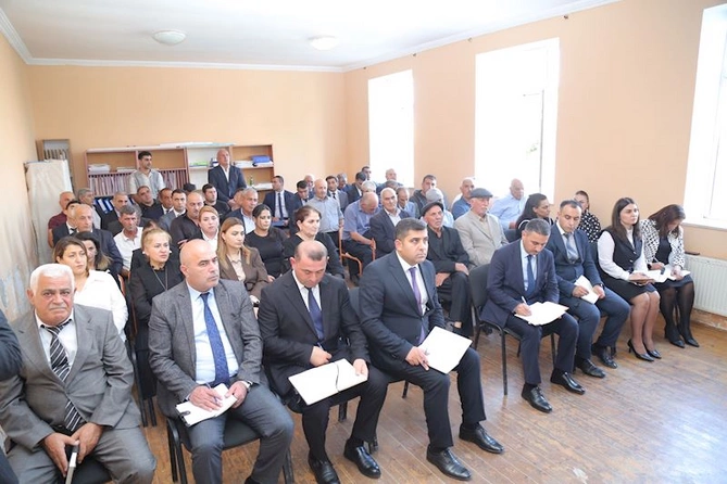 Hacıqabulun Kolanı kəndində növbəti səyyar qəbul-görüş keçirildi — FOTOLAR