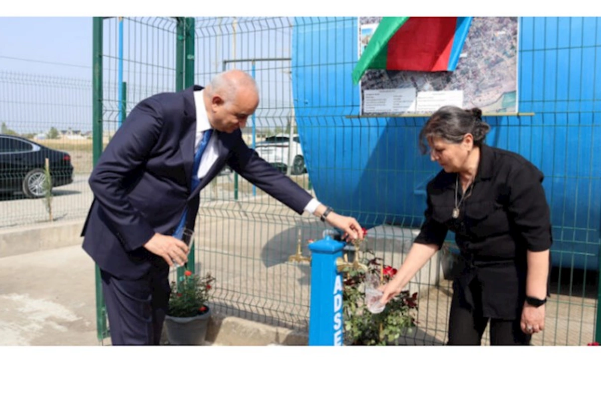 ADSEA Güloğlular sakinlərini içməli su ilə təmin etdi — FOTOLAR