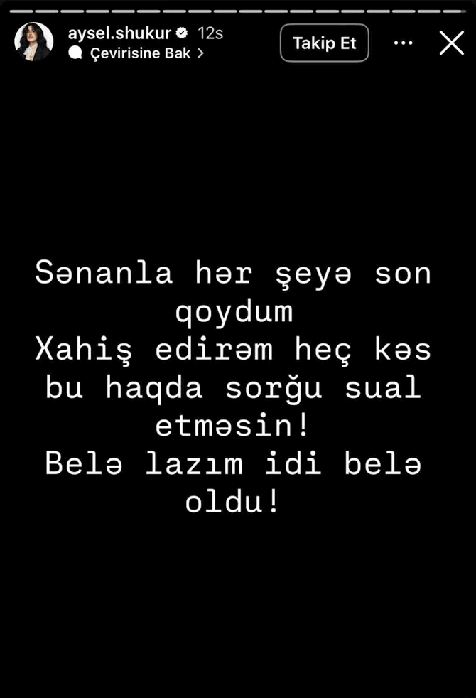 Aysel 3-cü ərindən də boşanır — FOTO