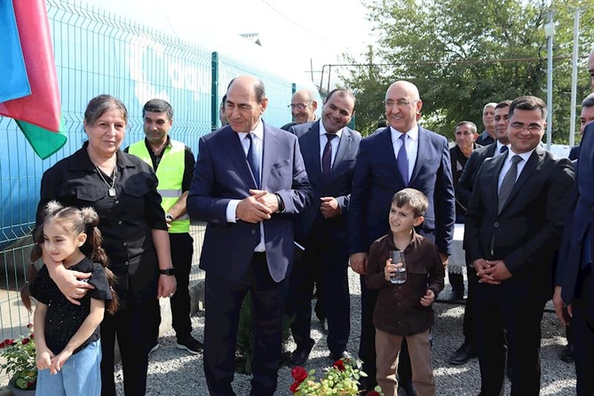 ADSEA Güloğlular sakinlərini içməli su ilə təmin etdi — FOTOLAR