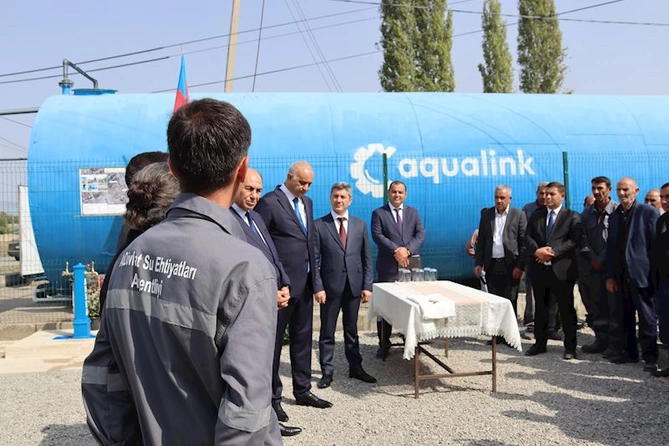 ADSEA Güloğlular sakinlərini içməli su ilə təmin etdi — FOTOLAR