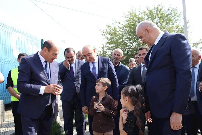 ADSEA Güloğlular sakinlərini içməli su ilə təmin etdi — FOTOLAR