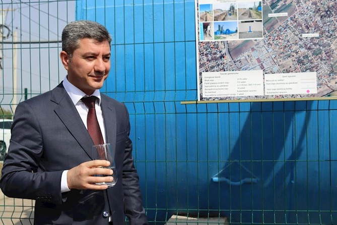 ADSEA Güloğlular sakinlərini içməli su ilə təmin etdi — FOTOLAR