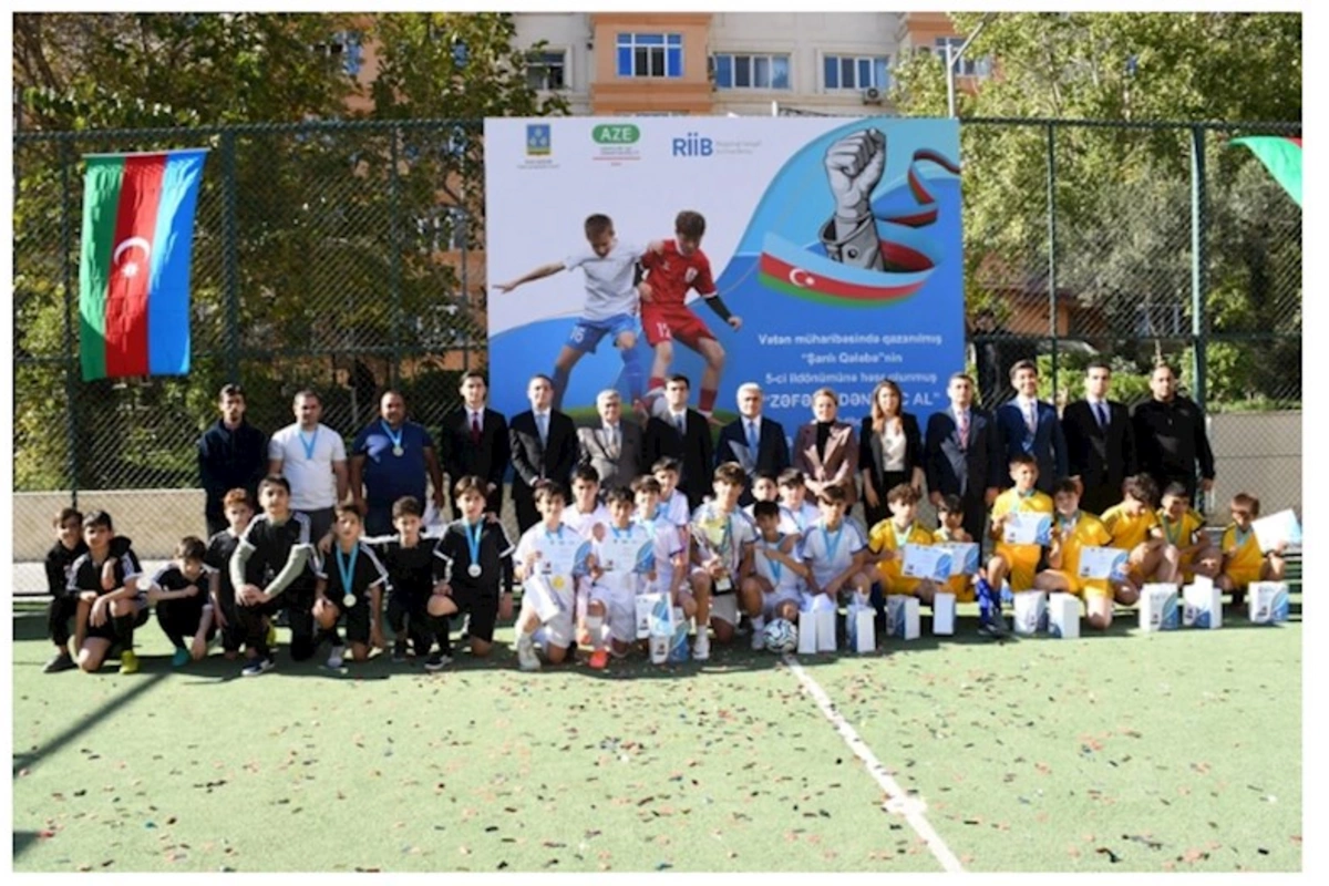 Bakıda Leyla Əliyevanın təşəbbüsü ilə keçirilən minifutbol turniri yekunlaşıb — FOTOLAR