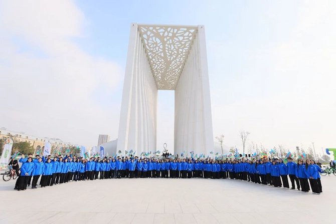 Dövlət Bayrağı Günü münasibətilə veloyürüş keçirildi — FOTOLAR