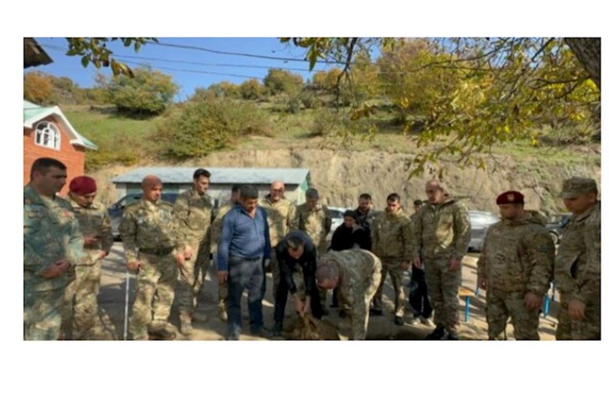 Xüsusi Təyinatlı Qüvvələrin qaziləri, Milli Qəhrəman Pəncəli Teymurovun anasını ziyarət edib, qurban kəsdilər — FOTOLAR
