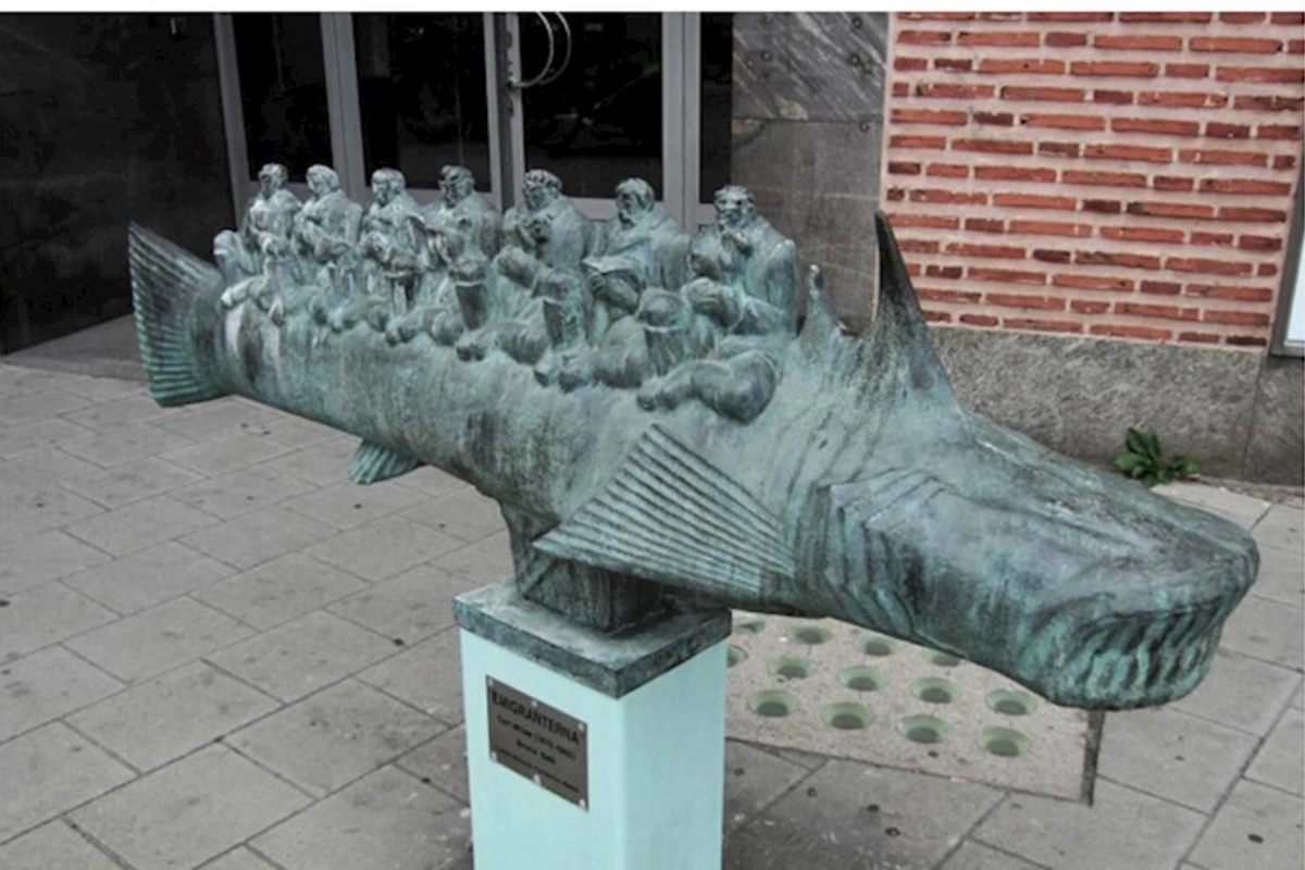 İsveçdə 125 kiloqramlıq tunc heykəl oğurlanıb