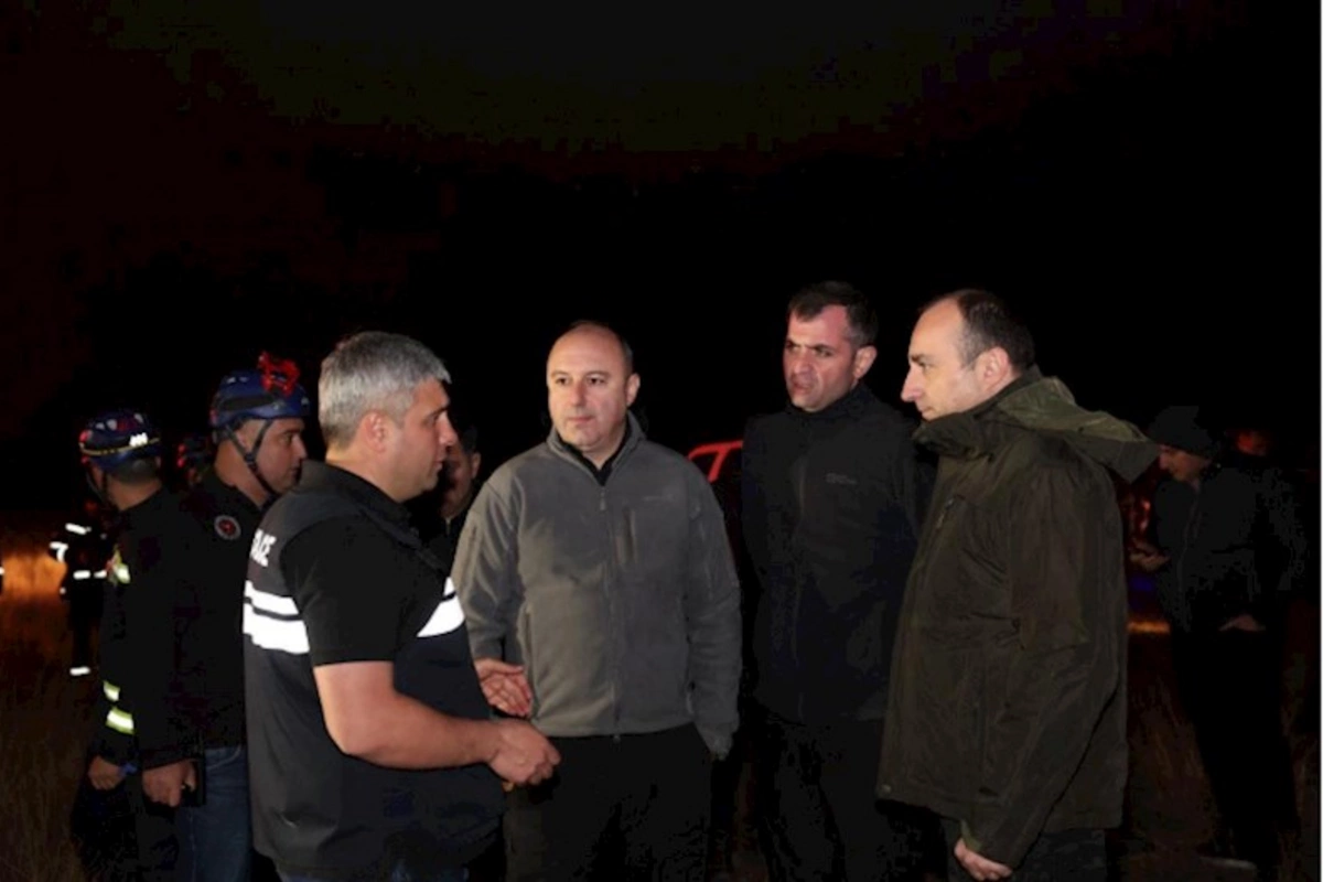 Gürcüstanın DİN başçısı təyyarə qəzasının baş verdiyi ərazidədir — FOTOLAR